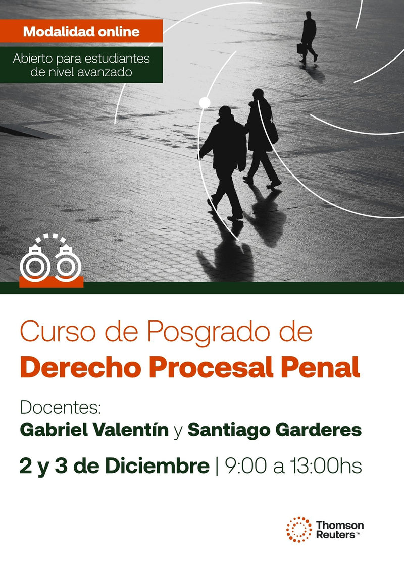 Curso de Posgrado de Derecho Procesal Penal