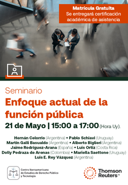 Seminario. Enfoque actual de la función pública