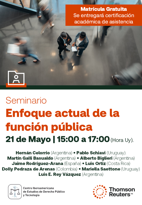 Seminario. Enfoque actual de la función pública