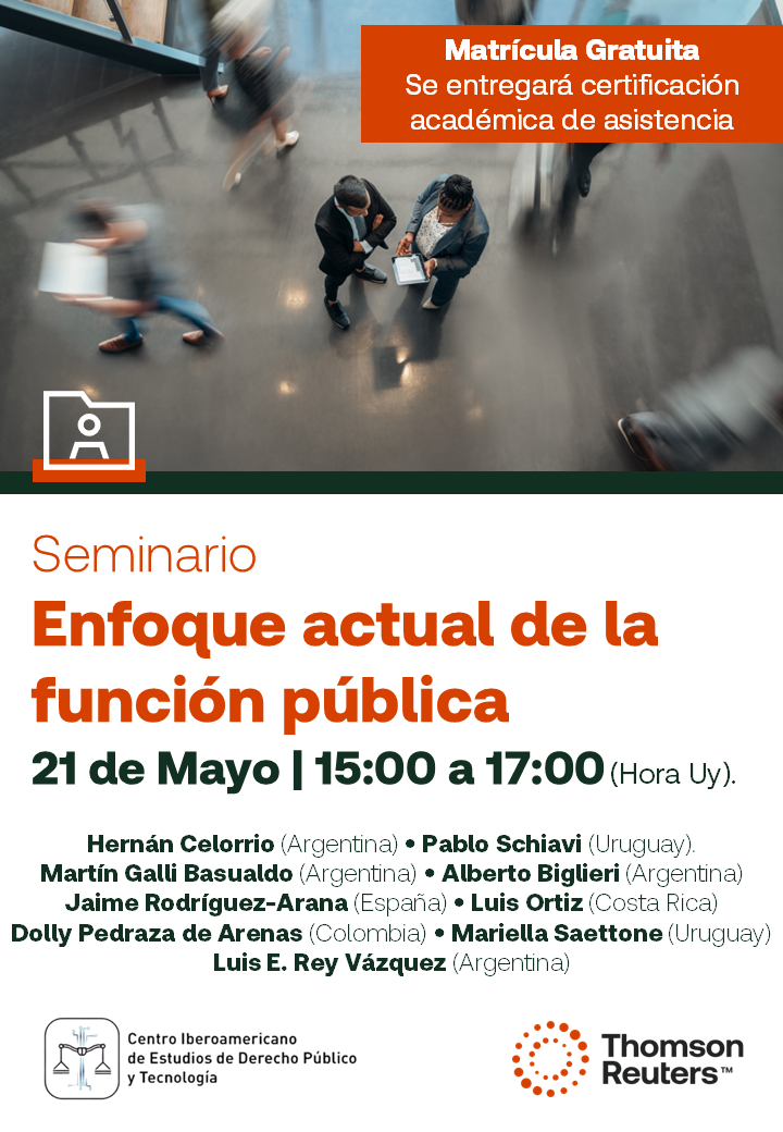 Seminario. Enfoque actual de la función pública