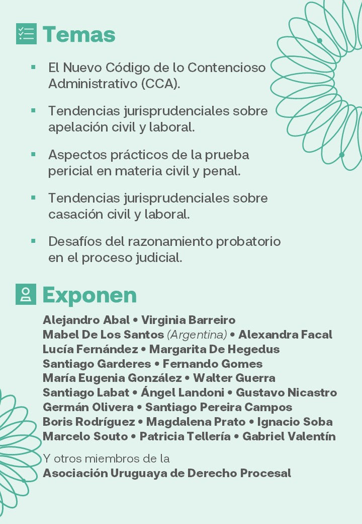 XI Seminario Internacional de Derecho Procesal y Litigación, en homenaje a la Prof. Margarita de Hegedus.
