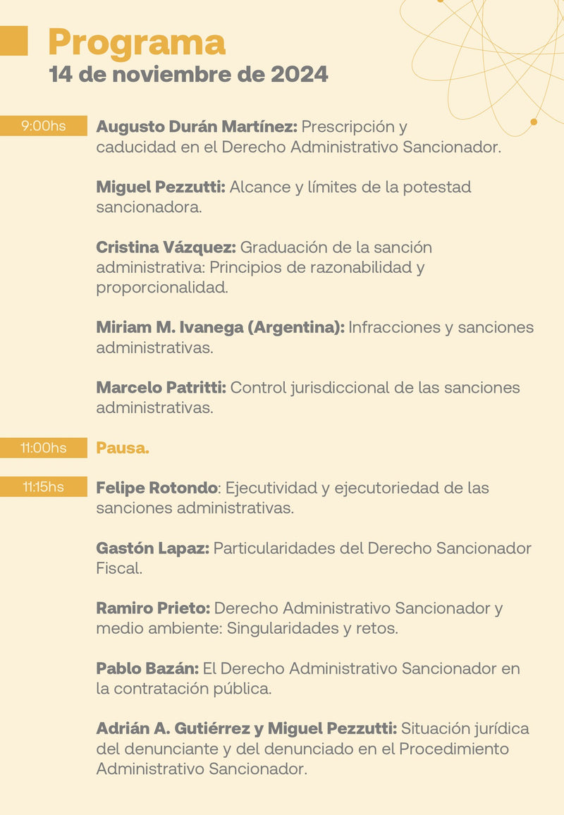 Seminario DERECHO ADMINISTRATIVO SANCIONADOR