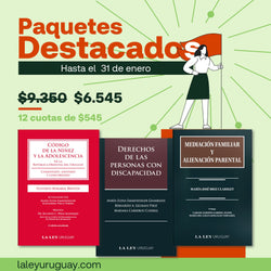 CÓDIGO DE LA NIÑEZ Y LA ADOLESCENCIA + MEDIACIÓN FAMILIAR Y ALIENACIÓN PARENTAL + DERECHOS DE LAS PERSONAS CON DISCAPACIDAD | 30% OFF