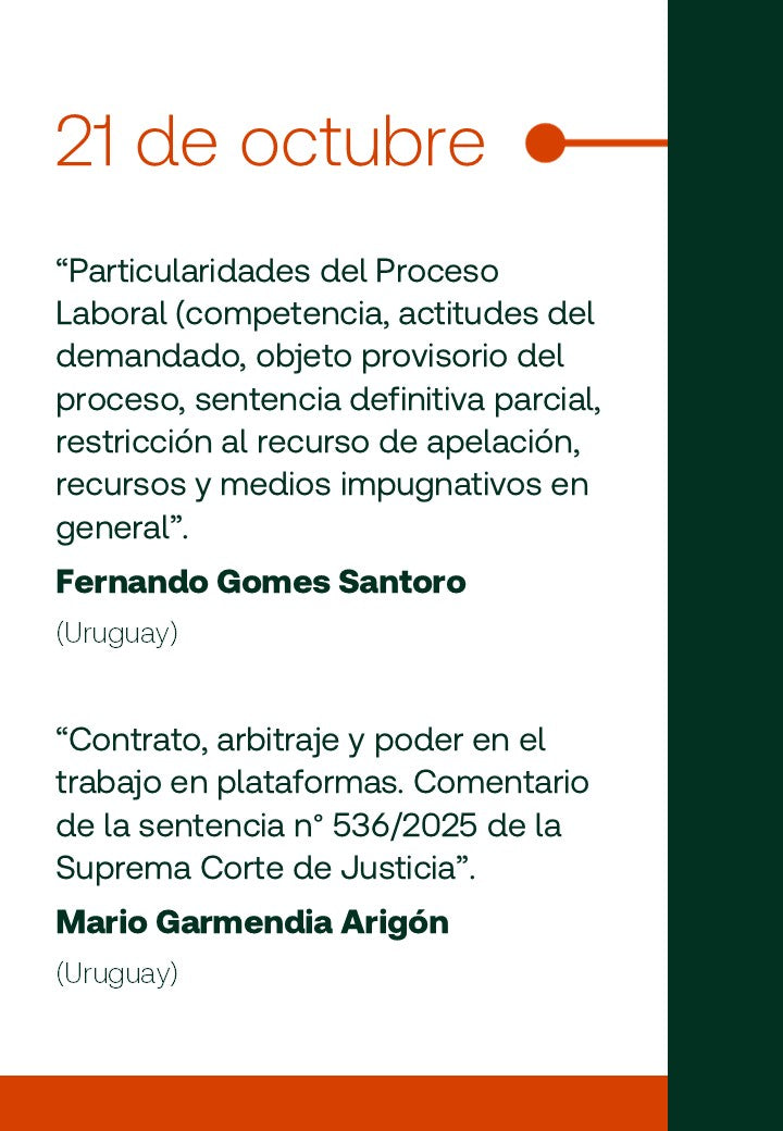 Curso de Posgrado. Perfeccionamiento y Actualización en Derecho del Trabajo y Derecho Procesal Laboral