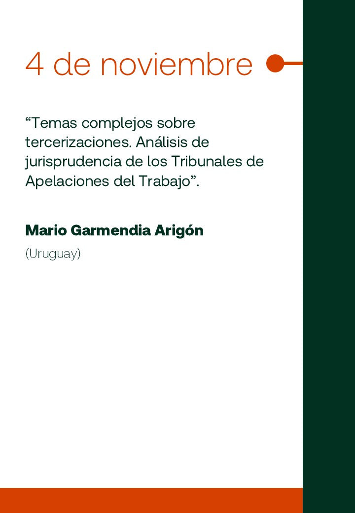 Curso de Posgrado. Perfeccionamiento y Actualización en Derecho del Trabajo y Derecho Procesal Laboral