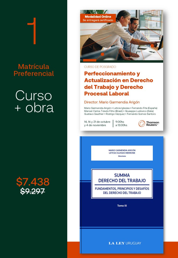 Curso de Posgrado. Perfeccionamiento y Actualización en Derecho del Trabajo y Derecho Procesal Laboral