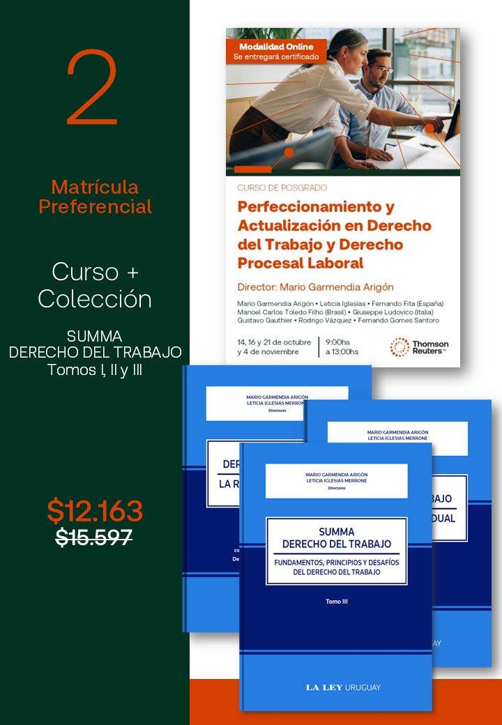 Curso de Posgrado. Perfeccionamiento y Actualización en Derecho del Trabajo y Derecho Procesal Laboral