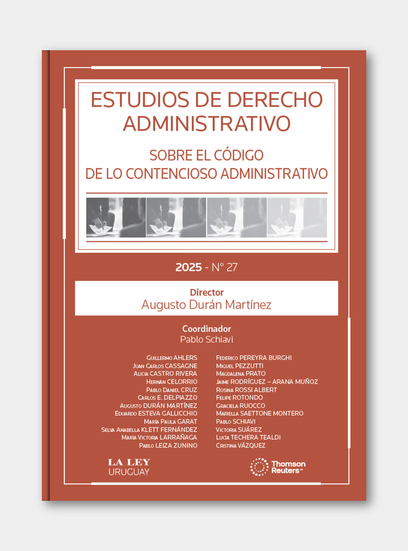 Revista ESTUDIOS DE DERECHO ADMINISTRATIVO N° 27. Sobre el Código de lo Contencioso Administrativo