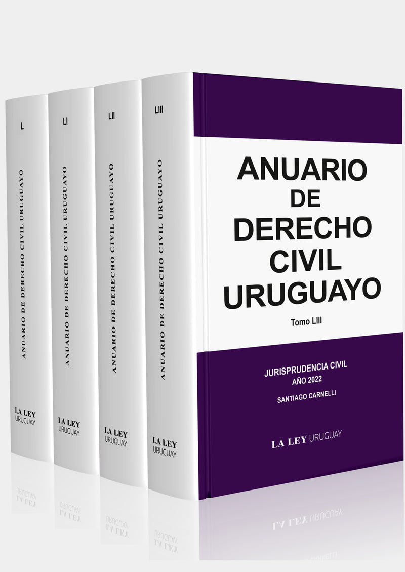 ANUARIOS DE DERECHO CIVIL URUGUAYO L, LI, LII y LIII