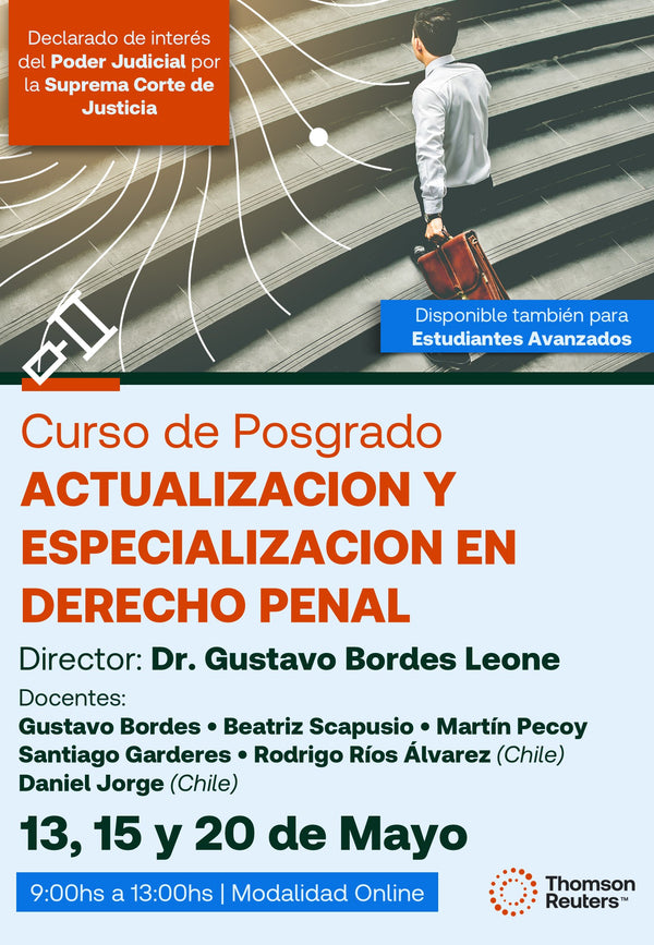 Curso de Posgrado ACTUALIZACION Y ESPECIALIZACION EN DERECHO PENAL