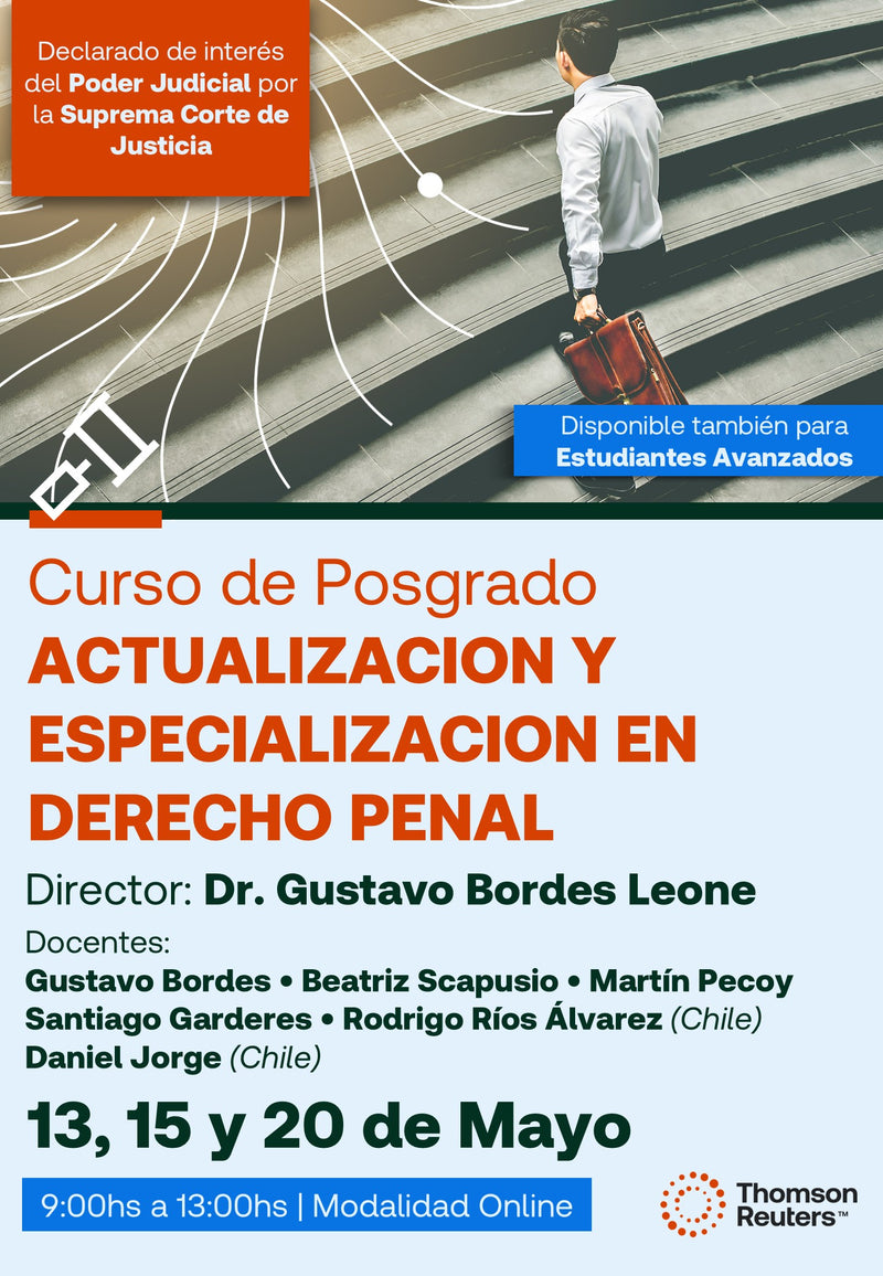 Curso de Posgrado ACTUALIZACION Y ESPECIALIZACION EN DERECHO PENAL